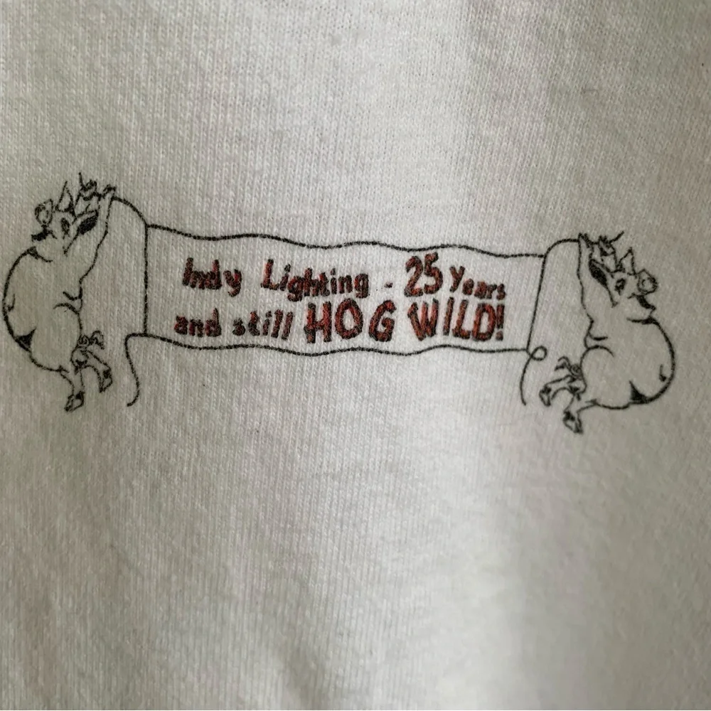 Vintage Indy Lighting Tee Shirt Hog Wild Graphics Size XL - Picture 5 of 7